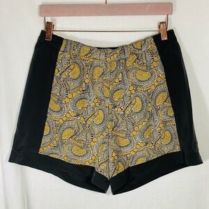 NWT H&M conscious high waisted paisley shorts